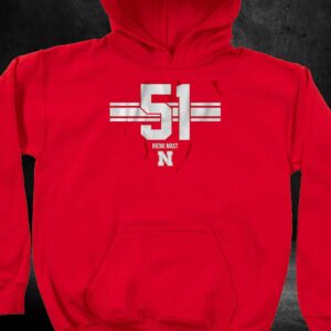 Nebraska Basketball Rienk Mast 51 Shirt 2 Nebraska Basketball Rienk Mast 51 Shirt 3