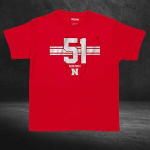 Nebraska Basketball Rienk Mast 51 Shirt 3 Nebraska Basketball Rienk Mast 51 Shirt 4