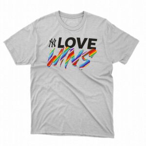New York Yankees Fanatics Branded Love Wins T-shirt New York Yankees Fanatics Branded Love Wins T-shirt