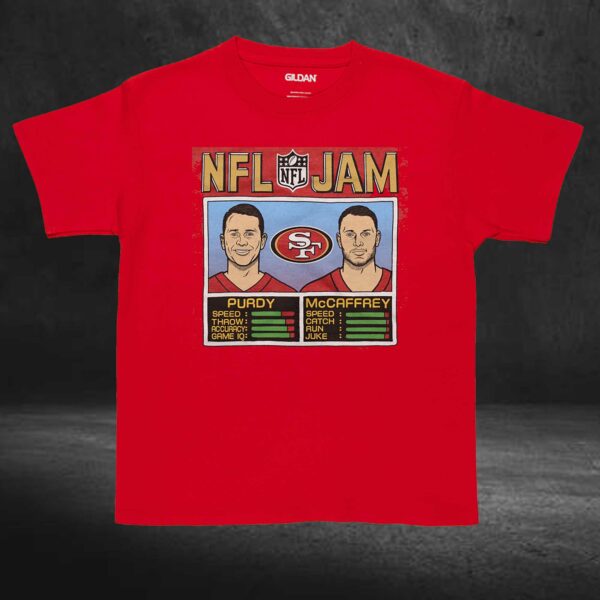 Nfl Jam 49ers Purdy And Mccaffrey Shirt
