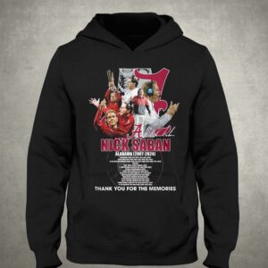 Nick Saban Alabama Crimson Tide 2007 – 2024 Thank You For The Memories T-shirt 2 Nick Saban Alabama Crimson Tide 2007 2024 Thank You For The Memories T shirt 3