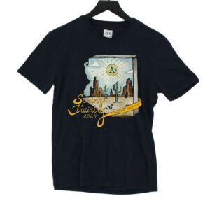 Oakland Athletics Tiny Turnip 2024 Spring Training Cactus League T-shirt Oakland Athletics Tiny Turnip 2024 Spring Training Cactus League T-shirt