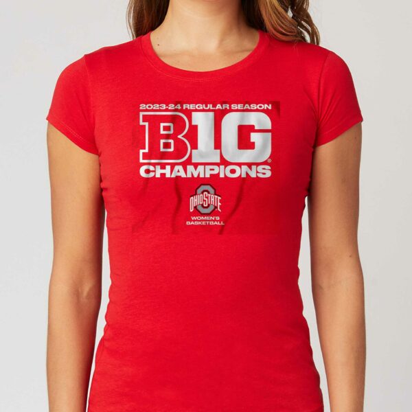 Ohio State Women’s Basketball 2024 Big Ten Regular Season Champions Shirt