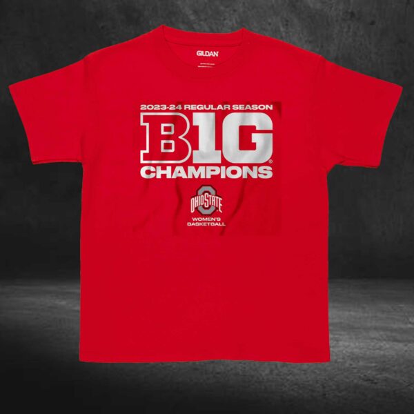 Ohio State Women’s Basketball 2024 Big Ten Regular Season Champions Shirt