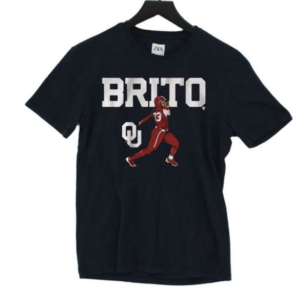Oklahoma Softball Alyssa Brito Slugger Swing Shirt