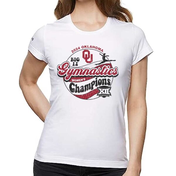 Oklahoma Sooners 2024 Big 12 Women’s Gymnastics Champions T-shirt