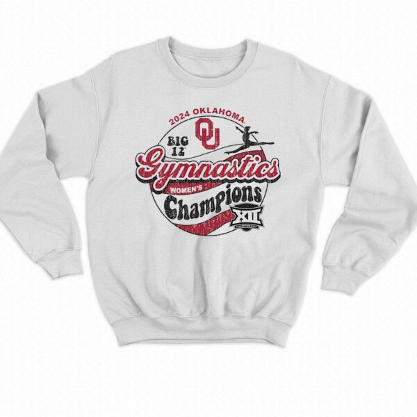 Oklahoma Sooners 2024 Big 12 Women’s Gymnastics Champions T-shirt