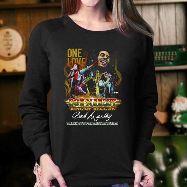 One Love Bob Marley King Of Reggae Thank You For The Memories T-shirt