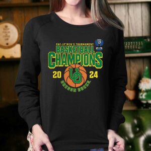Oregon Ducks 2024 Pac-12 Men's Basketball Conference Tournament Champions T-shirt 3 Oregon Ducks 2024 Pac 12 Mens Basketball Conference Tournament Champions T shirt 4