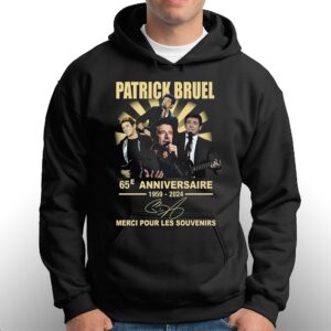 Patrick Bruel 65e Anniversaire 1959 2024 Merci Pour Les Souvenirs T shirt 3