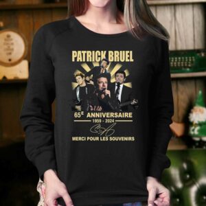Patrick Bruel 65e Anniversaire 1959 2024 Merci Pour Les Souvenirs T shirt 4