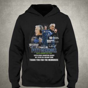 Pete Carroll Seattle Seahawks 2010 2024 Super Bowl Champions Xlviii Nfl 2010s All decade Team T shirt 3