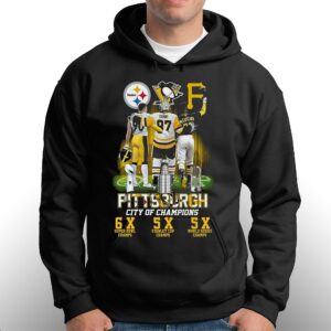 Pittsburgh City Of Champions Steelers Penguins Pirates 6x And 5x Champs T-shirt 2 Pittsburgh City Of Champions Steelers Penguins Pirates 6x And 5x Champs T shirt 3