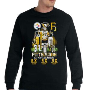 Pittsburgh City Of Champions Steelers Penguins Pirates 6x And 5x Champs T-shirt 3 Pittsburgh City Of Champions Steelers Penguins Pirates 6x And 5x Champs T shirt 4