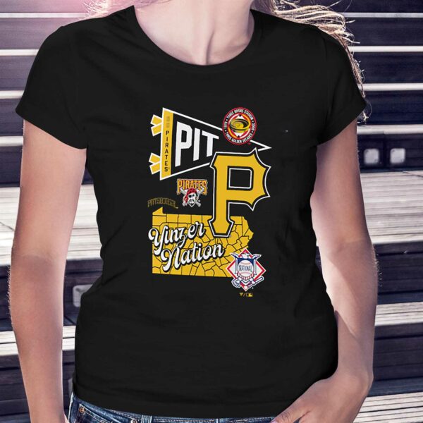 Pittsburgh Pirates Fanatics Branded Split Zone T-shirt