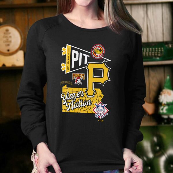 Pittsburgh Pirates Fanatics Branded Split Zone T-shirt