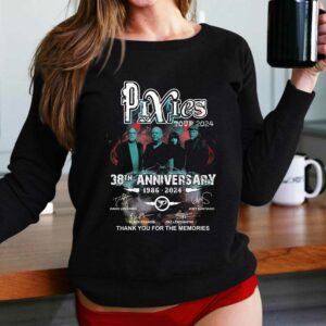 Pixies Tour 2024 38th Anniversary 1986-2024 Thank You For The Memories T-shirt