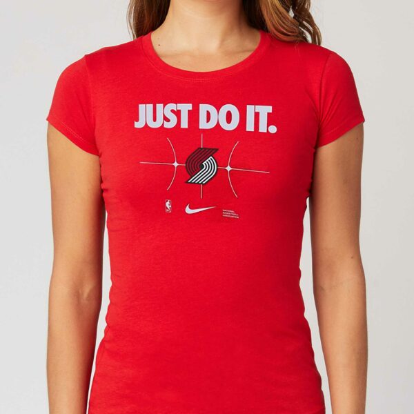 Portland Trail Blazers Just Do It T-shirt