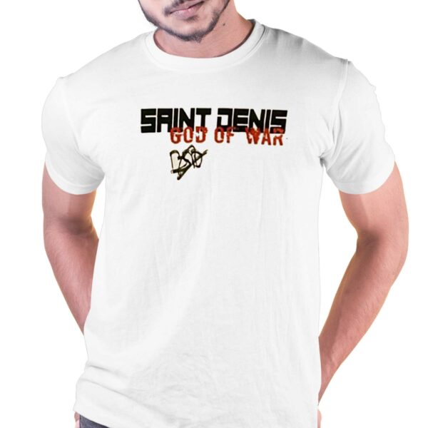 President Macron Saint Denis God Of War Shirt