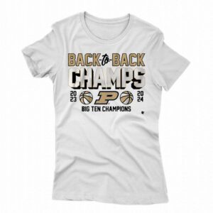 Purdue Basketball Back-to-back B1g Champs Shirt