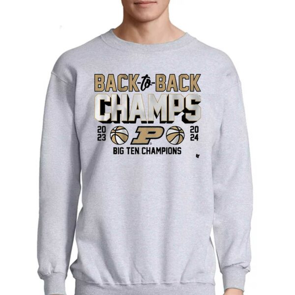 Purdue Basketball Back-to-back B1g Champs Shirt