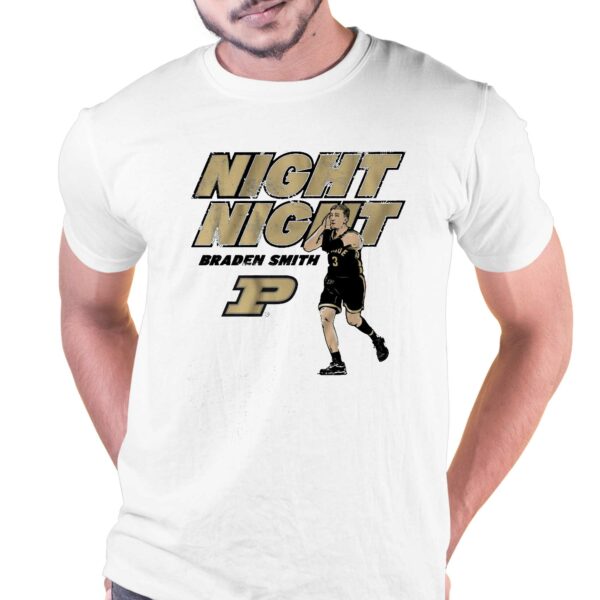 Purdue Basketball Braden Smith Night-night Shirt