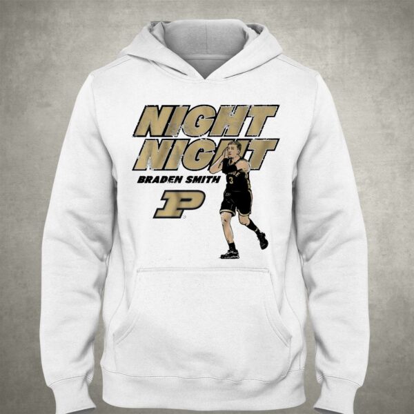 Purdue Basketball Braden Smith Night-night Shirt