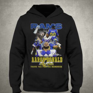Rams Aaron Donald 2014 2023 Thank You For The Memories T shirt 3