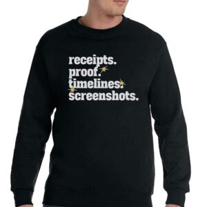 Receipts Proof Timeline Screenshots Shirt 3 Receipts Proof Timeline Screenshots Shirt 4