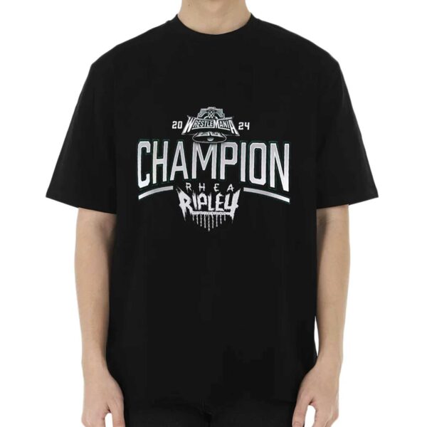 Rhea Ripley Wrestlemania 40 Champion T-shirt