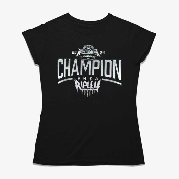 Rhea Ripley Wrestlemania 40 Champion T-shirt