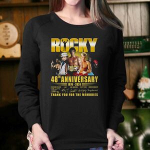 Rocky 48th Anniversary 1976-2024 Thank You For The Memories T-shirt 3 Rocky 48th Anniversary 1976 2024 Thank You For The Memories T shirt 4