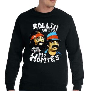Rollin With My Homies Cheech Chong T shirt 4