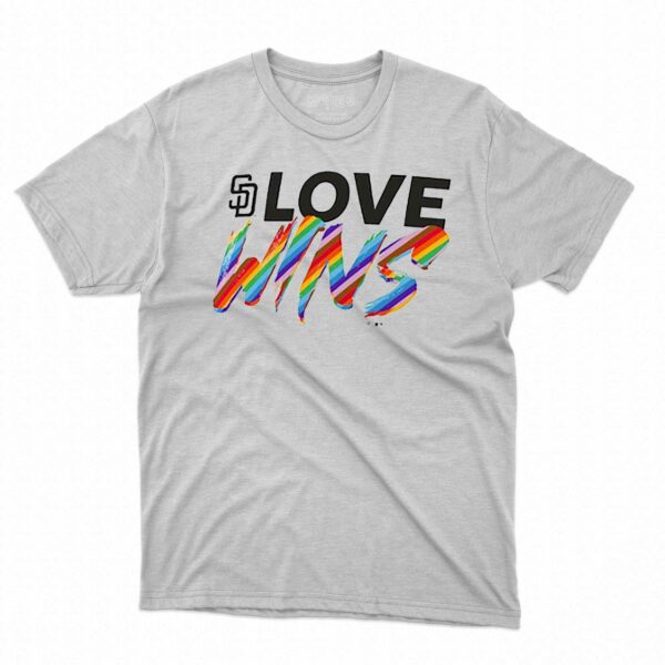 San Diego Padres Fanatics Branded Love Wins T-shirt