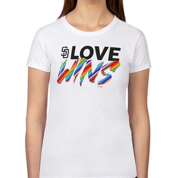 San Diego Padres Fanatics Branded Love Wins T-shirt