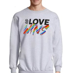 San Diego Padres Fanatics Branded Love Wins T-shirt 3 San Diego Padres Fanatics Branded Love Wins T shirt 4