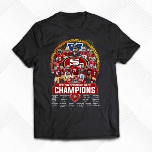 San Francisco 49ers 2023 2024 Nfc Championship Game Champions T-shirt San Francisco 49ers 2023 2024 Nfc Championship Game Champions T-shirt