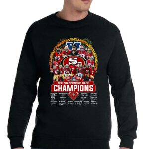 San Francisco 49ers 2023 2024 Nfc Championship Game Champions T-shirt 3 San Francisco 49ers 2023 2024 Nfc Championship Game Champions T shirt 4