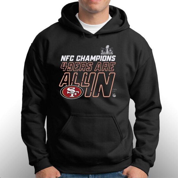 San Francisco 49ers 2023 Nfc Champions Locker Room Trophy Collection T-shirt