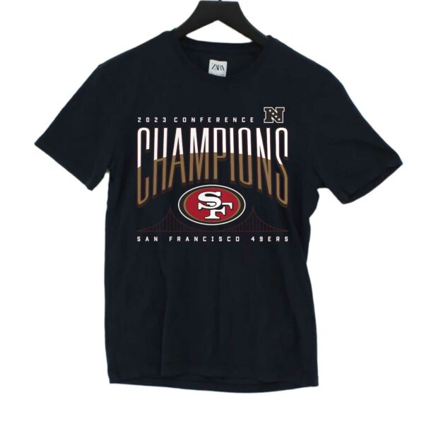 San Francisco 49ers 2023 Nfc Champions Not Done Yet Big Tall T-shirt