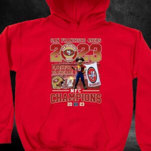 San Francisco 49ers Faithful To The Bay 2023 Nfc Champions T-shirt 2 San Francisco 49ers Faithful To The Bay 2023 Nfc Champions T shirt 3