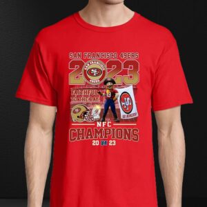 San Francisco 49ers Faithful To The Bay 2023 Nfc Champions T-shirt 3 San Francisco 49ers Faithful To The Bay 2023 Nfc Champions T shirt 4