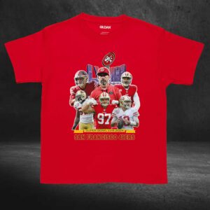 San Francisco 49ers Super Bow Lviii 2024 T-shirt 3 San Francisco 49ers Super Bow Lviii 2024 T shirt 4