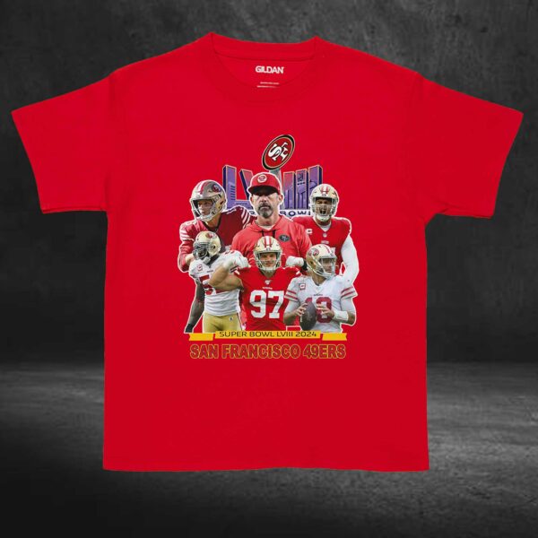 San Francisco 49ers Super Bow Lviii 2024 T-shirt