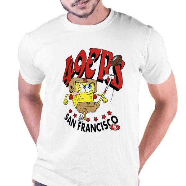 San Francisco 49ers Super Bowl Lviii X Spongebob Squarepants T-shirt