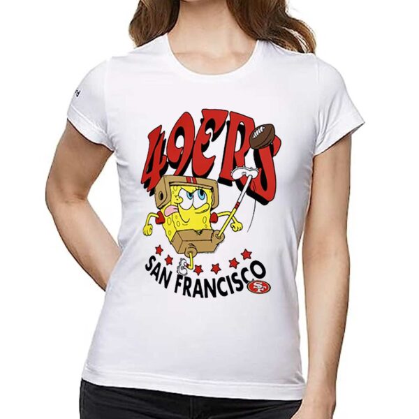 San Francisco 49ers Super Bowl Lviii X Spongebob Squarepants T-shirt