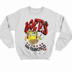 San Francisco 49ers Super Bowl Lviii X Spongebob Squarepants T-shirt 3 San Francisco 49ers Super Bowl Lviii X Spongebob Squarepants T shirt 4