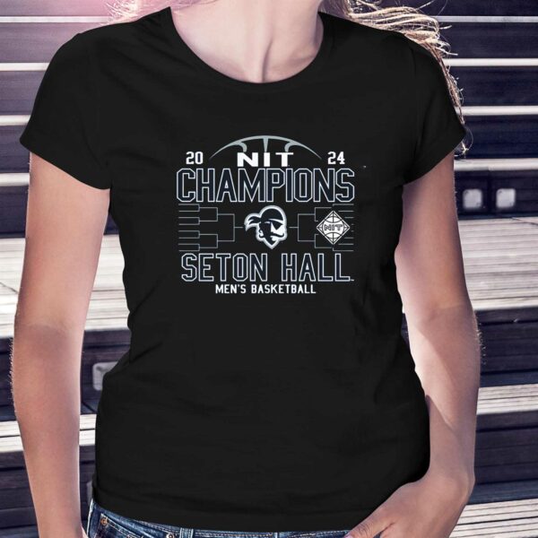 Seton Hall Pirates 2024 Ncaa Men’s Basketball Nit Champions T-shirt
