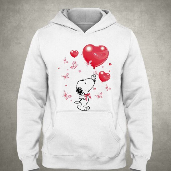 Snoopy Heart Bubbles Butterflies Valentine’s Day Shirt