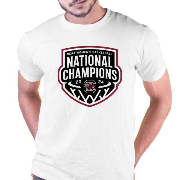 South Carolina Gamecocks 2024 Ncaa Women’s Basketball National Champions Official Logo T-shirt